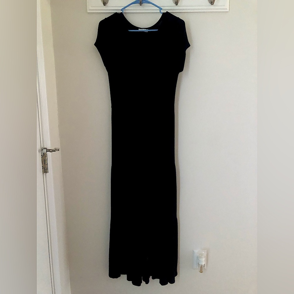 Black maxi dress